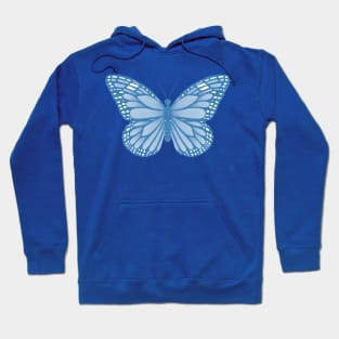 Monarch Butterfly - Steel Blue Hoodie